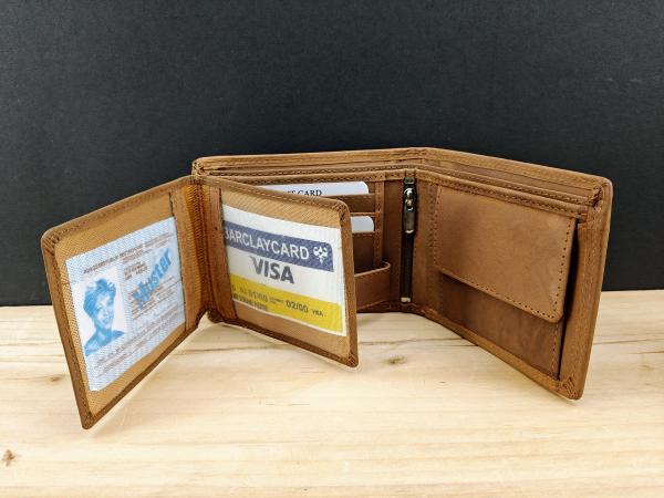 IHC 523 Echt Leder Geldbörse